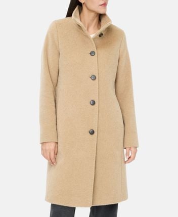 Wool-blend coat