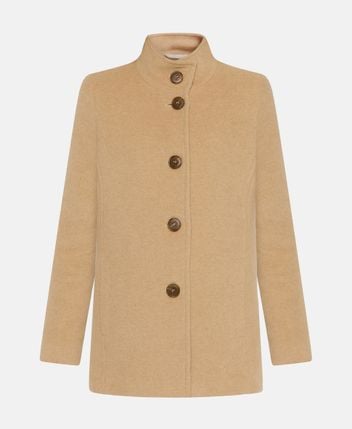 Wool-blend coat