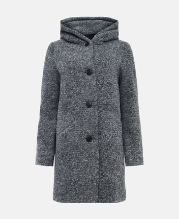 Wool-blend coat