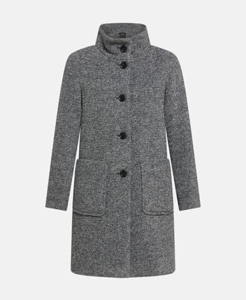 Wool-blend coat