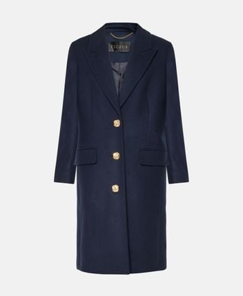 Wool-blend coat