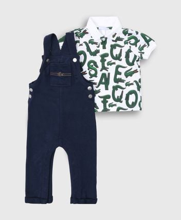 Shirt and dungarees set
