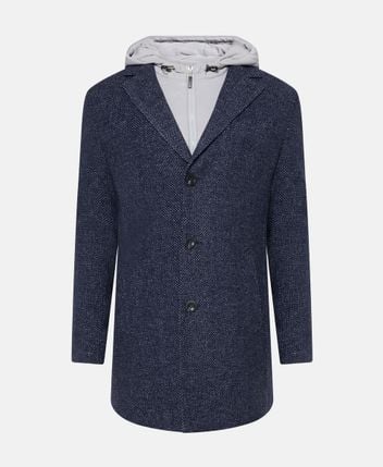 Wool-blend coat