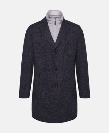 Wool-blend coat