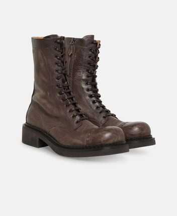 Lace-up ankle boot