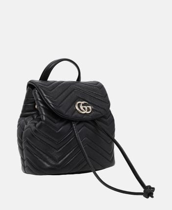 Leather backpack GG Marmont