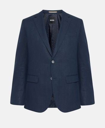 Linen-blend suit jacket Jasper