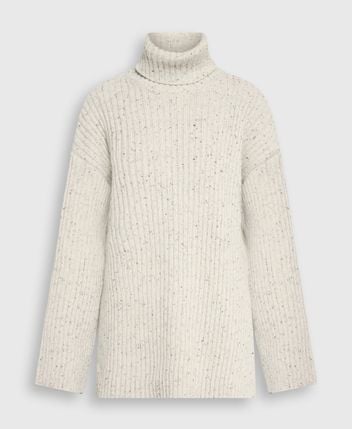 Wool-blend rollneck