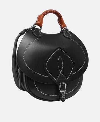 Leather cross body bag