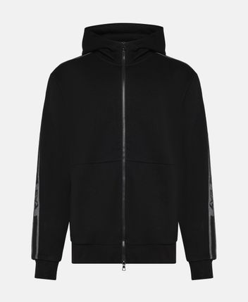 Hooded sweat jacket