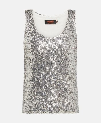 Sequinned top