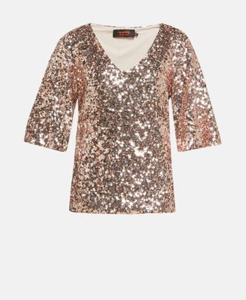 Sequinned top