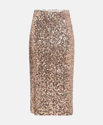 Sequinned skirt