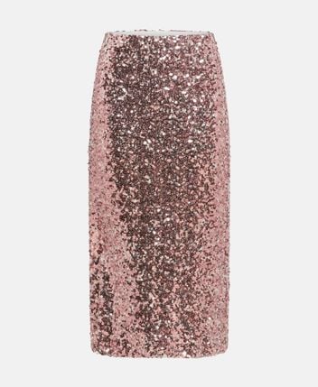 Sequinned skirt