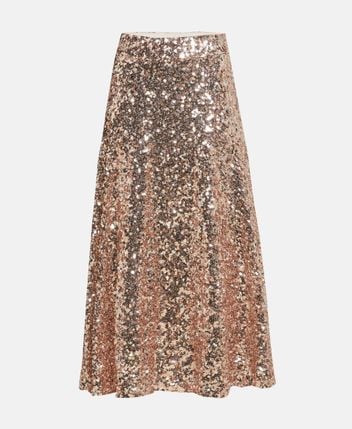 Sequinned skirt