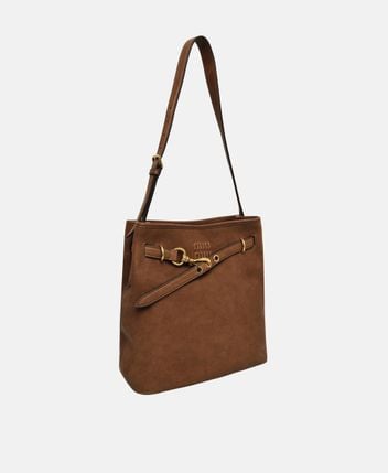 Leather shoulder bag Aventure