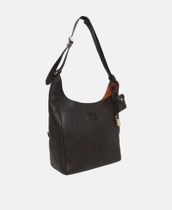 Leather shoulder bag Secchiello
