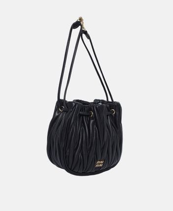 Leather bucketbag