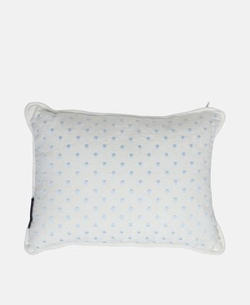 Linen-blend cushion