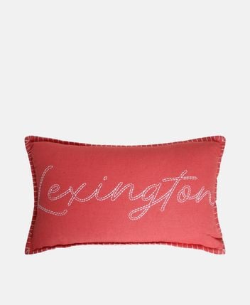 Linen-blend cushion