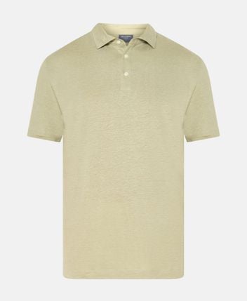Linen polo shirt