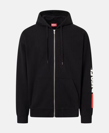 Hooded sweat jacket