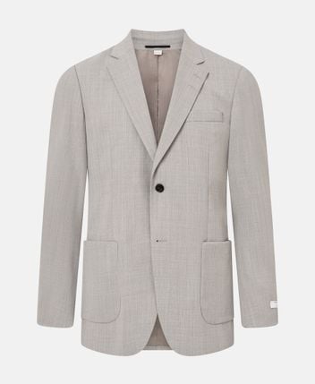 Wool-blend suit jacket