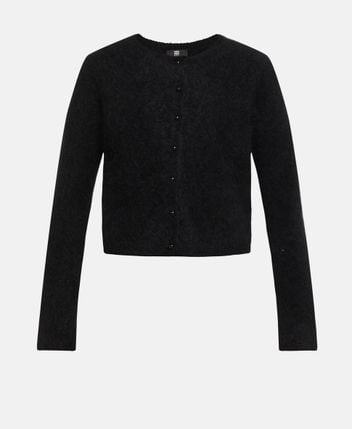 Wool-blend cardigan