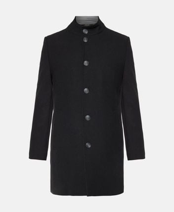 Wool-blend coat Abrigo
