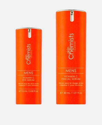 Skin care set SC Mens Vitamin C Facial and Eye Serum