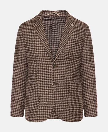 Wool-blend suit jacket