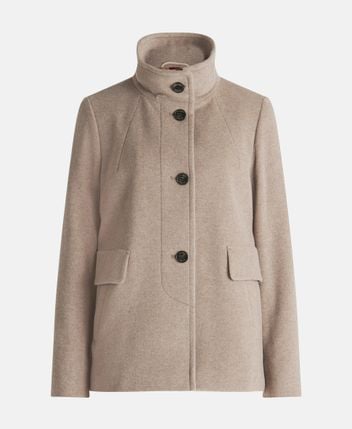 Wool-blend coat