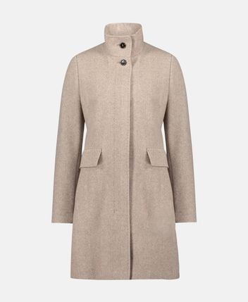 Wool-blend coat