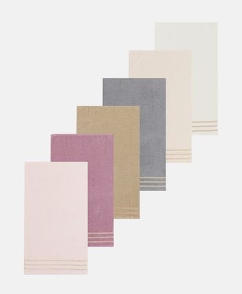 Guest towel set, set of 6
