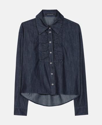 Denim blouse