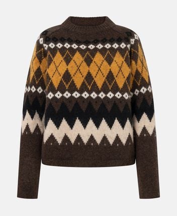 Wool-blend pullover