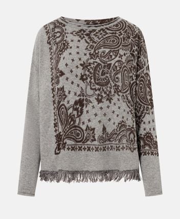 Wool-blend pullover