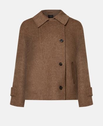 Wool short coat