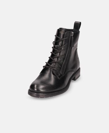 Lace-up ankle boot