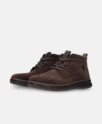 Lace-up ankle boot