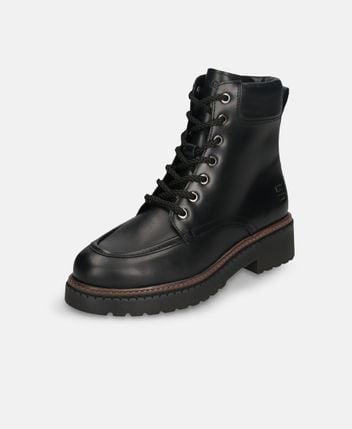 Lace-up ankle boot