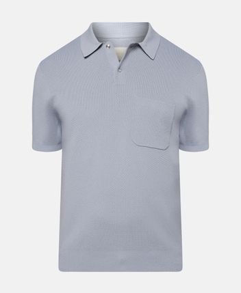 Knitted polo shirt