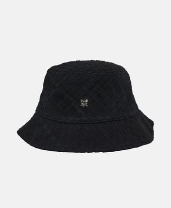 Leather bucket hat