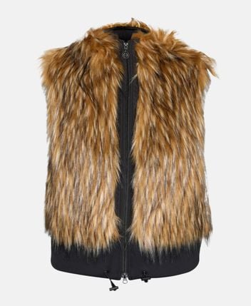 Faux fur gilet Harlequinna