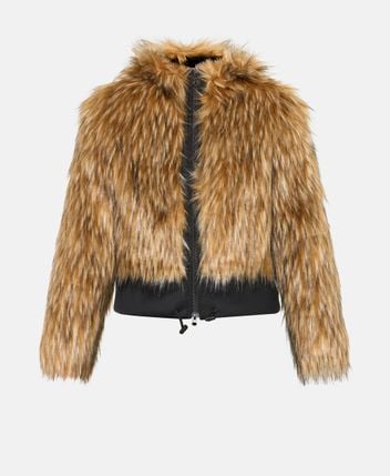 Faux fur jacket