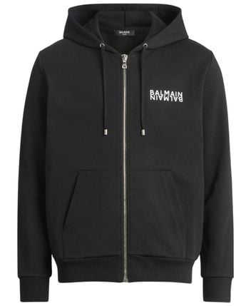 Hooded sweat jacket