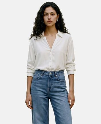 Long-sleeved blouse Vmaura