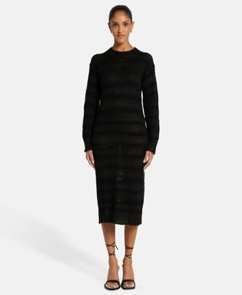 Wool-blend dress