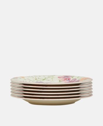 Breakfast plate set of 6 Mariefleur Basic