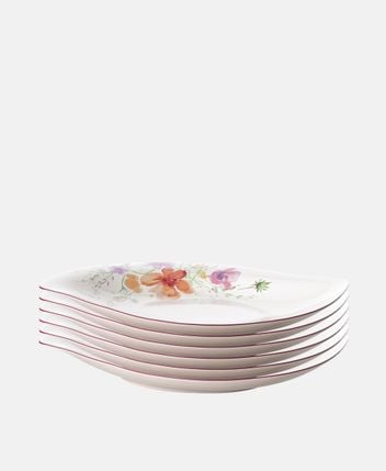 Serving plate, set of 6 Mariefleur Serve & Salad
